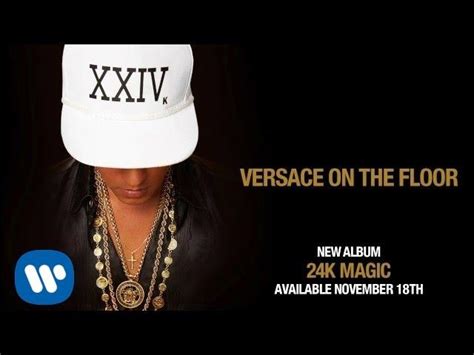 traduzione versace bruno mars